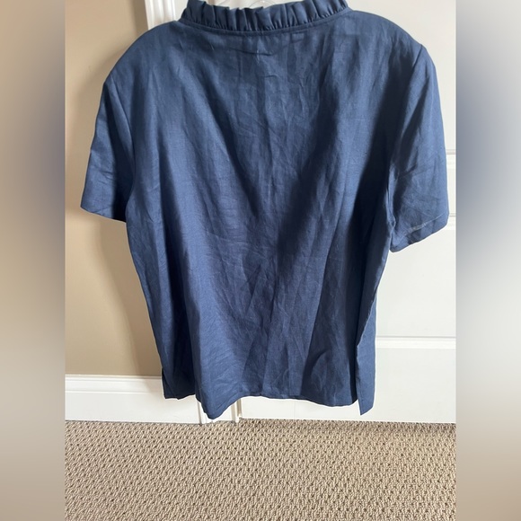 NWT Neiman Marcus Womens 100% Linen top/blouse size XL - Picture 4 of 5